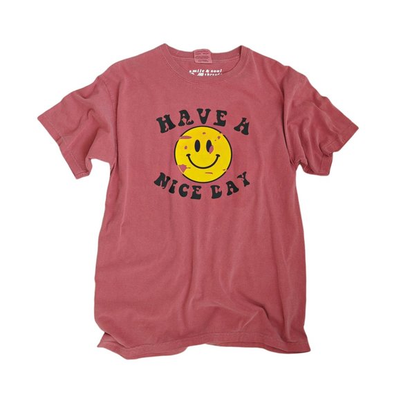 The Have a Nice Day Smiley Face T-Shirt - Picture 2 of 4